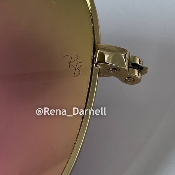 Pink RayBan Aviator Mirror RB3025 New - Picture 10 of 14